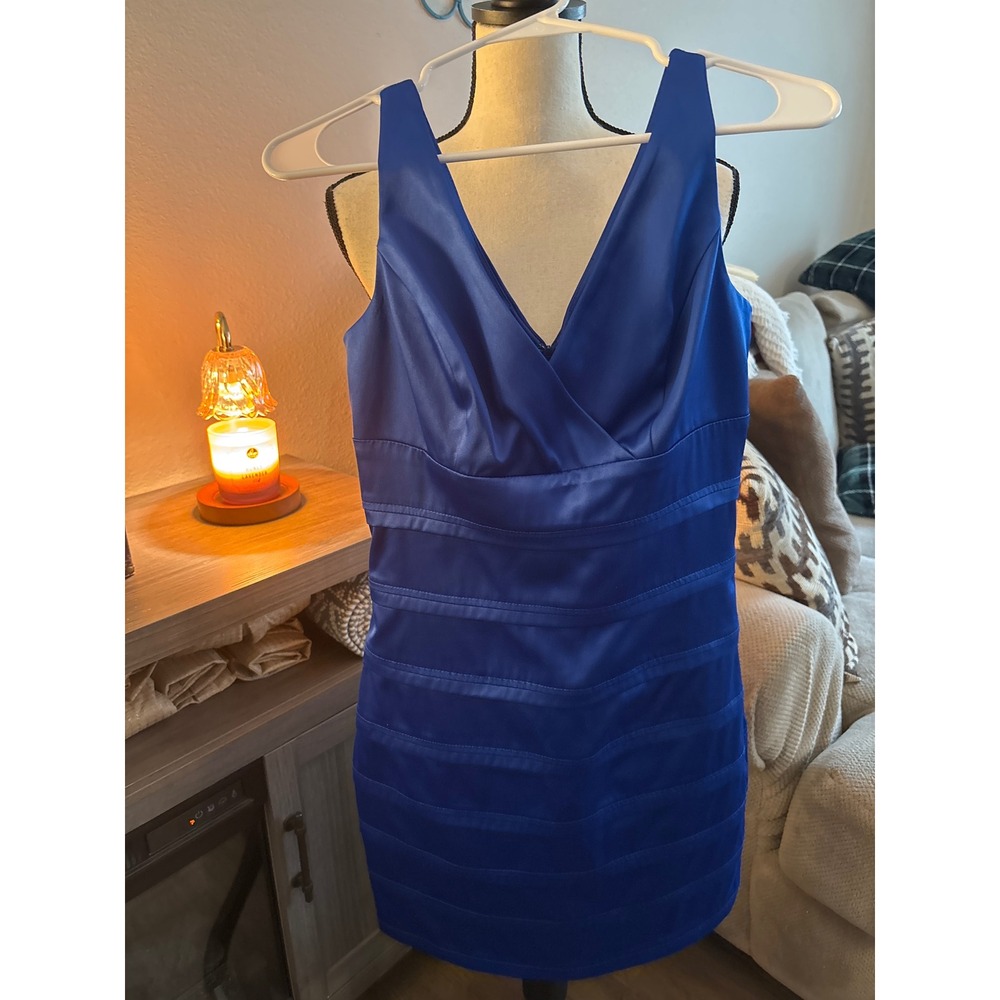 American Living women's size 4 dress blue